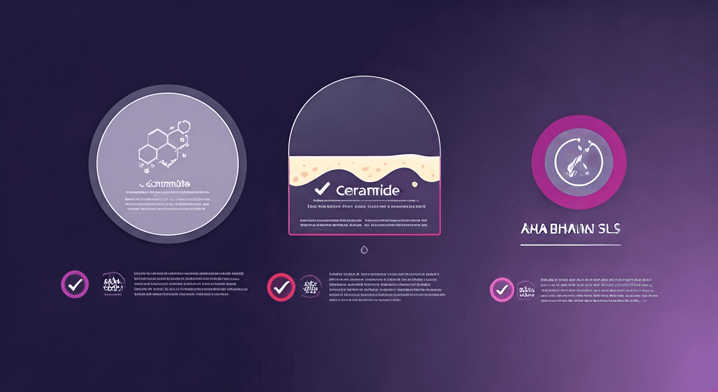 세라마이드 병용 성분 시너지 및 주의 조합 인포그래픽