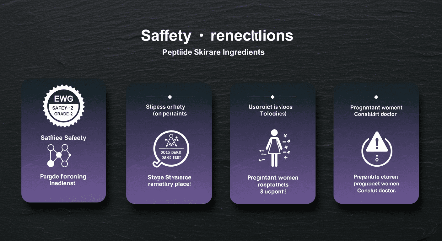 펩타이드 성분 주의사항 정보 카드