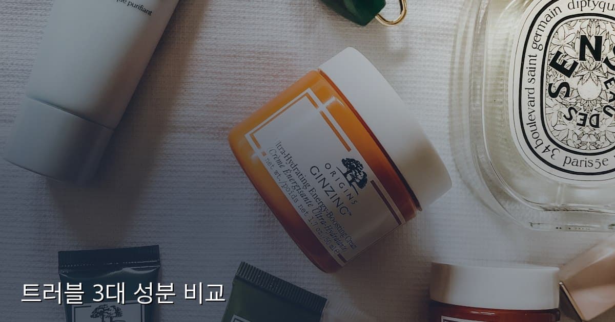 트러블 3대 성분 비교: 살리실산·티트리·센텔라 작용 방식과 피부 타입별 선택